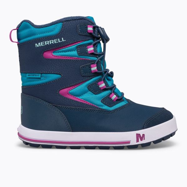 Merrell Canada Snow Bank 3.0 Boot-Navy/Turquoise - Click Image to Close