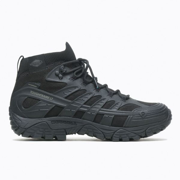 Merrell Canada Moab Velocity Tactical Mid Waterproof-Black