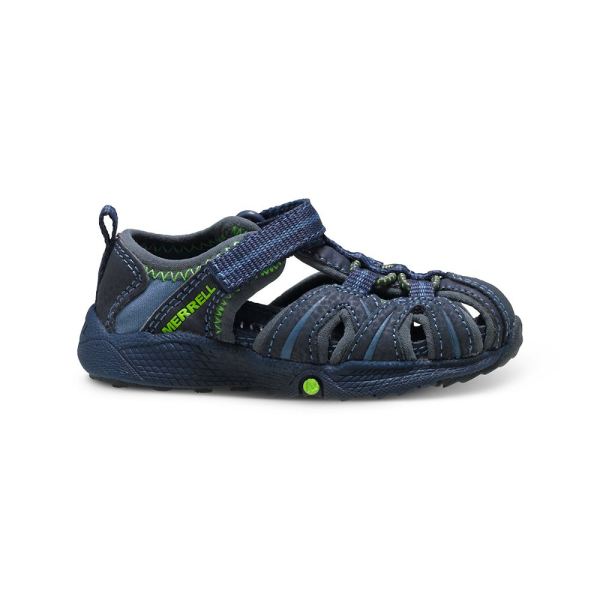 Merrell Canada Hydro Jr. Sandal-Navy / Green - Click Image to Close