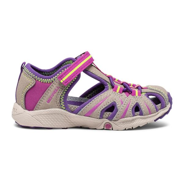 Merrell Canada Hydro Jr. Sandal-Tan/Purple