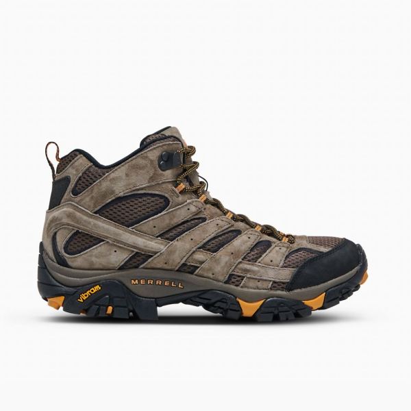 Merrell Canada Moab 2 Mid Ventilator-Walnut - Click Image to Close