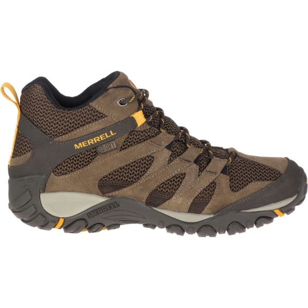 Merrell Canada Alverstone Mid Waterproof Wide Width-Merrell Stone