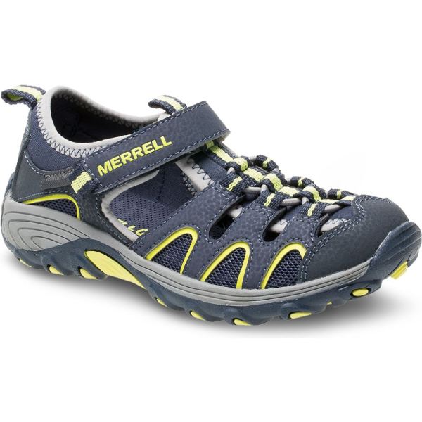 Merrell Canada Hydro H2O Hiker Sandal-Navy/Lime - Click Image to Close