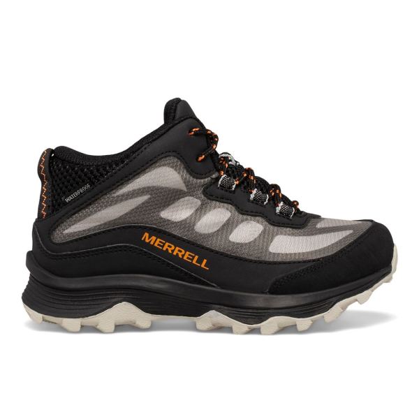 Merrell Canada Moab Speed Mid Waterproof-Black - Click Image to Close