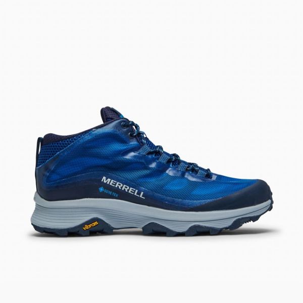 Merrell Canada Moab Speed Mid GORE-TEX®-Navy - Click Image to Close