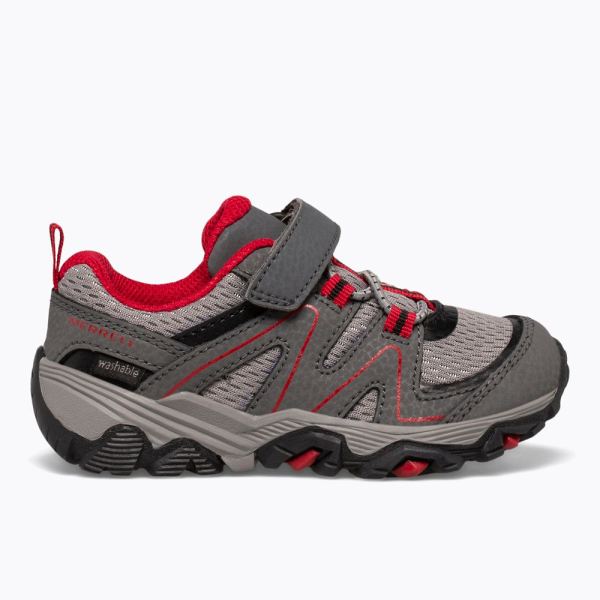 Merrell Canada Trail Quest Jr.-Grey/Red/Black - Click Image to Close