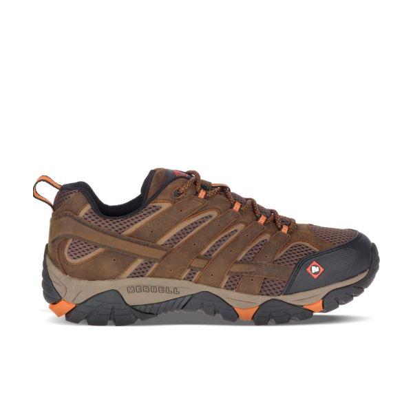 Merrell Canada Moab Vertex Vent SR Work Shoe Wide Width-Clay - Click Image to Close