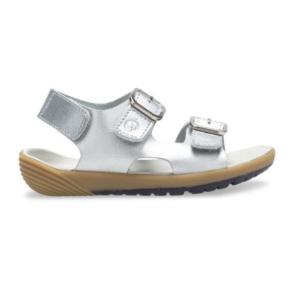 Merrell Canada Bare Steps® Sandal-Silver - Click Image to Close