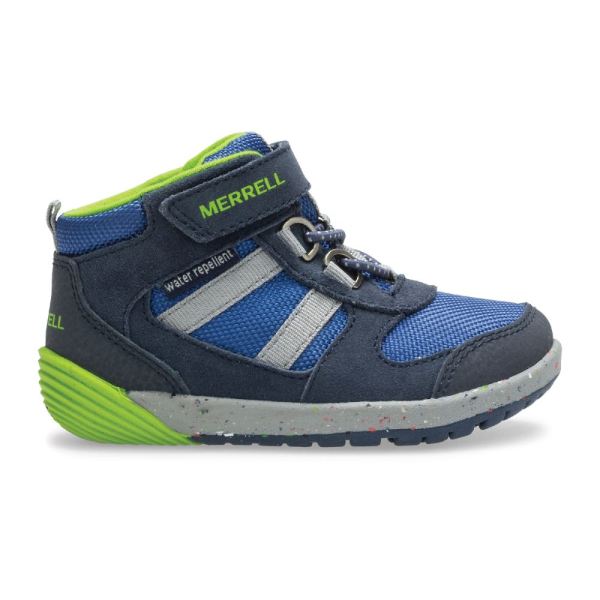 Merrell Canada Bare Steps® Ridge Jr Hiker-Navy/Green