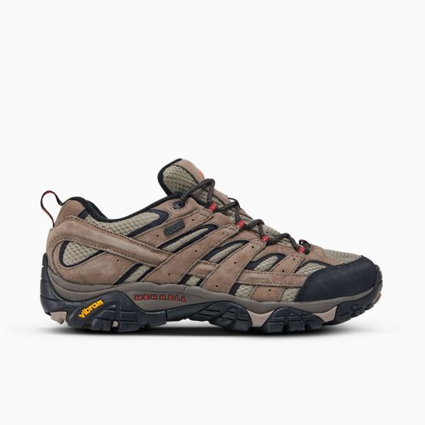 Merrell Canada Moab 2 Waterproof Wide Width-Bark Brown