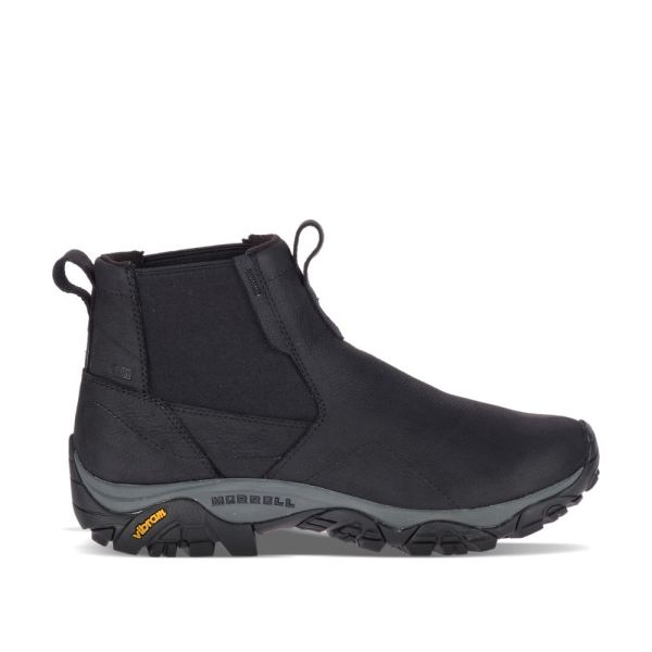 Merrell Canada Moab Adventure Chelsea Polar Waterproof Wide Width-Black