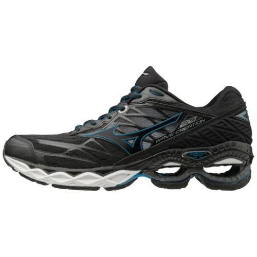 MIZUNO MEN'S WAVE CREATION 20 RUNNING SHOE-BLACK (9090) | CANADA OUTLET