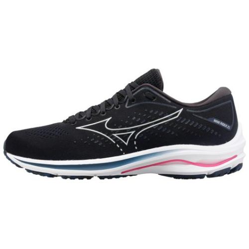 MIZUNO PROJECT ZERO WAVE RIDER 25 MEN'S RUNNING SHOE-BLACK-PEARL BLUE (905E) | CANADA OUTLET