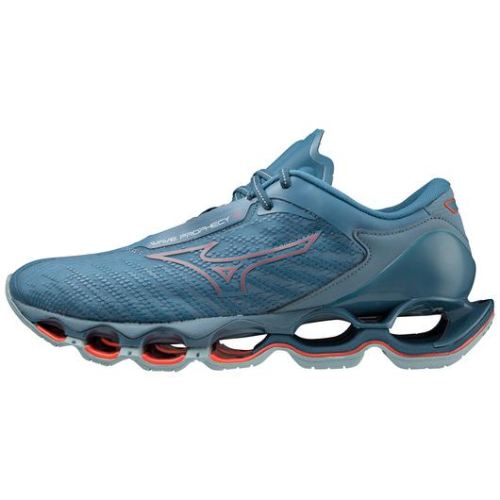 MIZUNO MEN'S WAVE PROPHECY 12 RUNNING SHOE-FORGET ME NOT-SOLEIL (5M36) | CANADA OUTLET