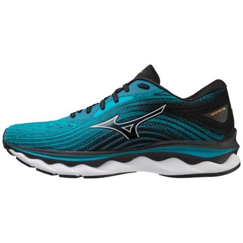 MIZUNO MEN'S WAVE SKY 6 RUNNING SHOE-ENAMEL BLUE-WHITE (EB00) | CANADA OUTLET