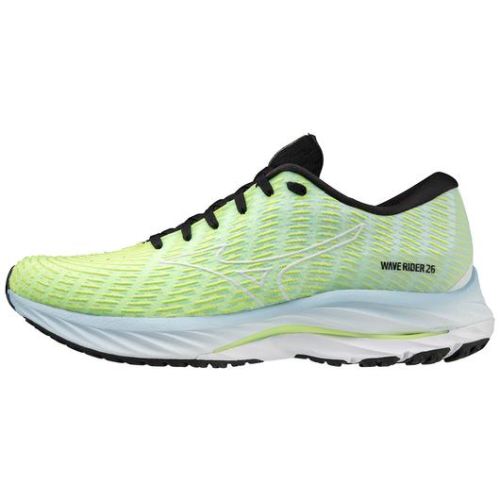 MIZUNO MEN'S WAVE RIDER 26 SSW RUNNING SHOE-NEO LIME-WHITE (4M00) | CANADA OUTLET