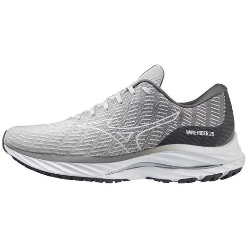 MIZUNO MEN'S WAVE RIDER 26 SSW 2E RUNNING SHOE-HARBOR MIST-WHITE (HM00) | CANADA OUTLET