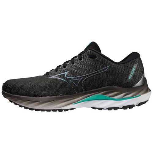 MIZUNO MEN'S WAVE INSPIRE 19 2E RUNNING SHOE-BLACK-METALLIC GREY (90MG) | CANADA OUTLET