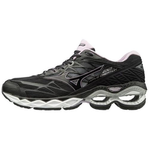 MIZUNO WOMEN'S WAVE CREATION 20 RUNNING SHOE-BLACK (9090) | CANADA OUTLET