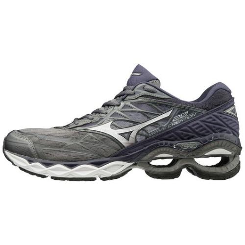 MIZUNO MEN'S WAVE CREATION 20 RUNNING SHOE-STORMY WEATHER-SILVER (9J73) | CANADA OUTLET