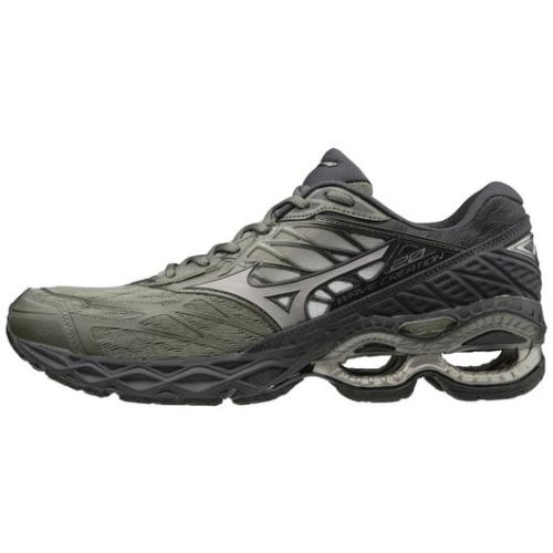 MIZUNO MEN'S WAVE CREATION 20 RUNNING SHOE-TRADEWINDS-BLACK (9T90) | CANADA OUTLET