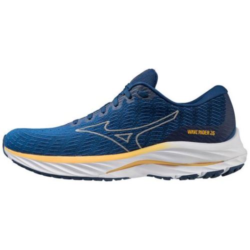 MIZUNO MEN'S WAVE RIDER 26 SSW RUNNING SHOE-SNORKEL BLUE-VAPOROUS GREY (SKVG) | CANADA OUTLET