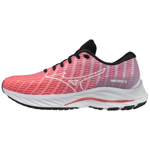 MIZUNO WOMEN'S WAVE RIDER 26 SSW RUNNING SHOE-DUBARRY-WHITE (1S00) | CANADA OUTLET