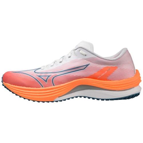 MIZUNO MEN'S WAVE REBELLION FLASH RUNNING SHOE-WHITE-SILVER (0073) | CANADA OUTLET