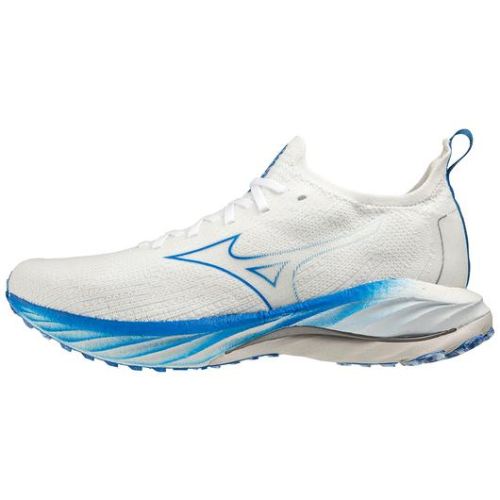 MIZUNO MEN'S WAVE NEO WIND RUNNING SHOE-UNDYED WHITE-PEACE BLUE (01PE) | CANADA OUTLET