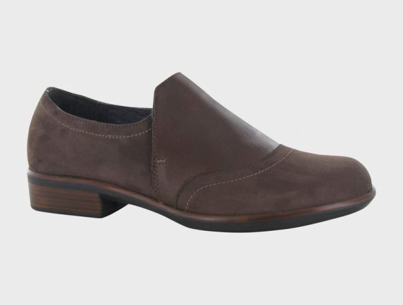 Naot | Angin-Coffee Bean Nubuck / Toffee Lthr / Coffee Bean Nubuck - Click Image to Close