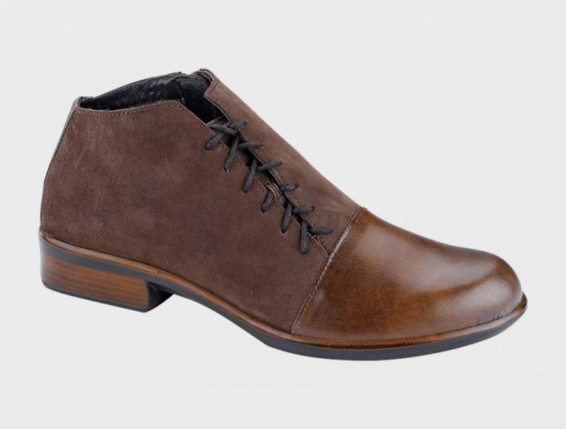 Naot | Camden-Pecan Brown / Coffee Bean / Vintage Fog - Click Image to Close