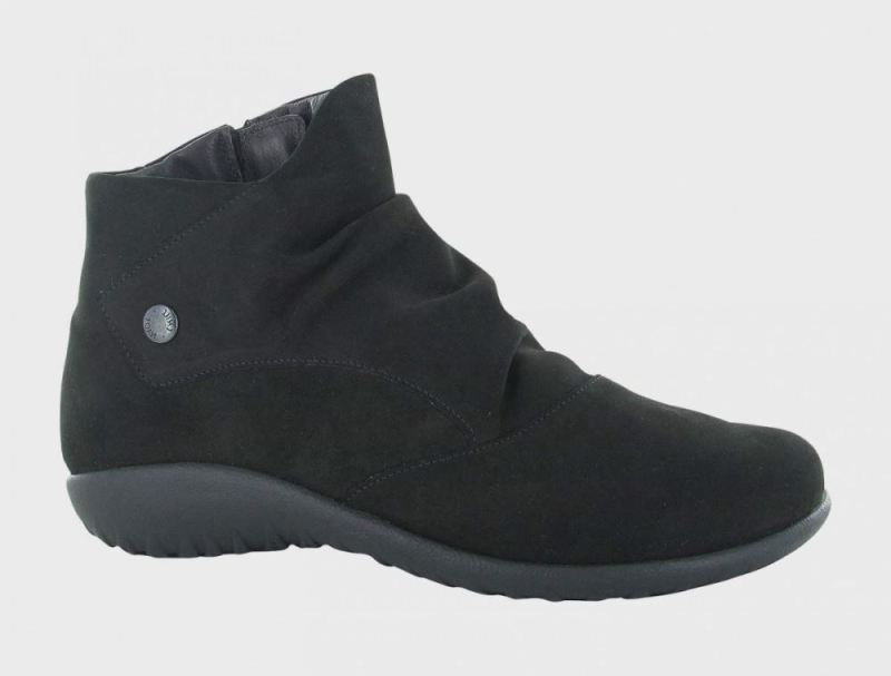 Naot | Kahika-Black Velvet Nubuck - Click Image to Close