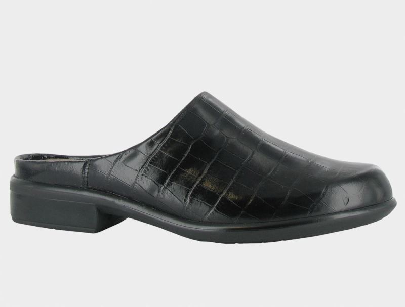 Naot | Lodos-Black Croc Lthr