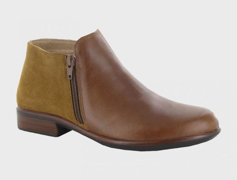 Naot | Helm-Maple Brown Lthr / Desert Suede - Click Image to Close