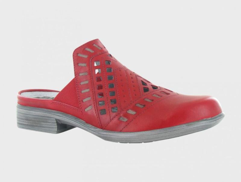 Naot | Sharkia-Kiss Red Lthr / Stone Nubuck