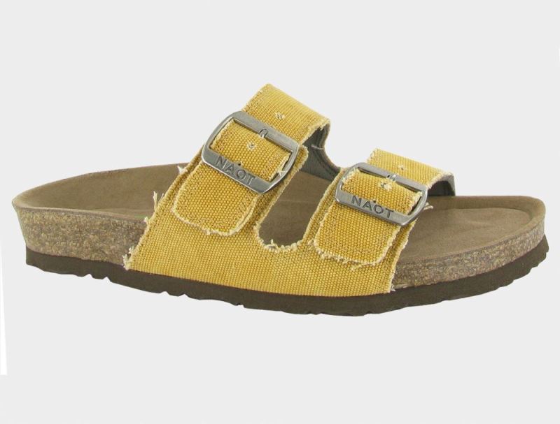 Naot | Santa Barbara Womens Vegan-Yellow Canvas - Click Image to Close