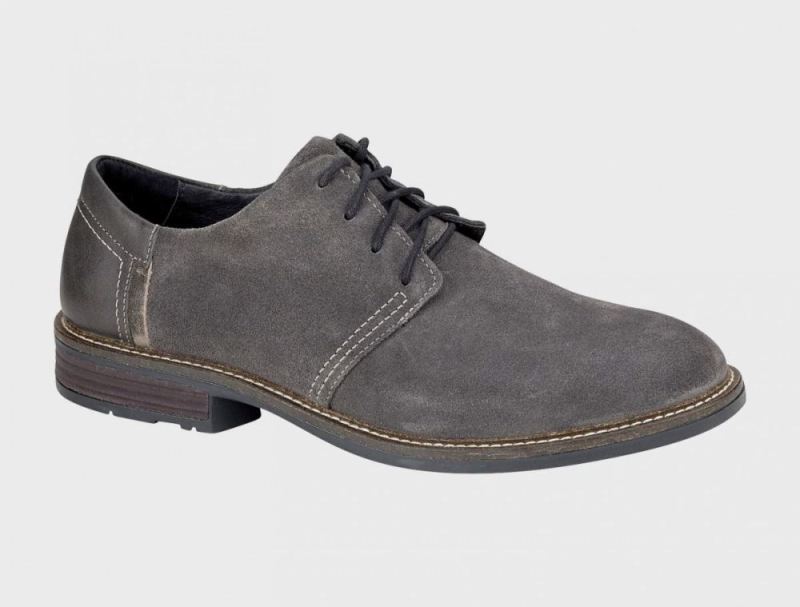 Naot | Chief-Gray Suede / Tin Gray / Vintage Gray - Click Image to Close