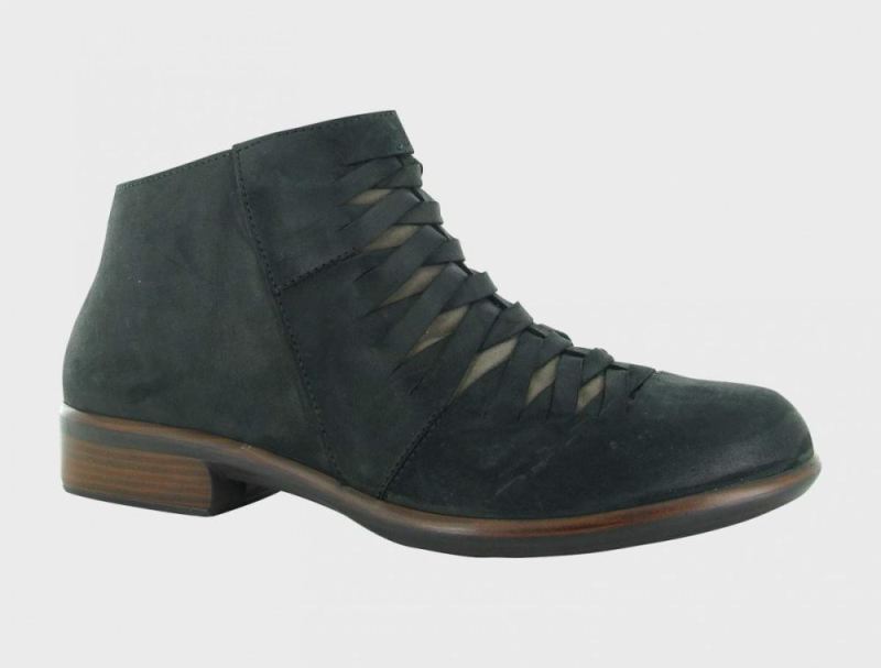 Naot | Leveche-Black Velvet Nubuck / Shiitake Nubuck - Click Image to Close