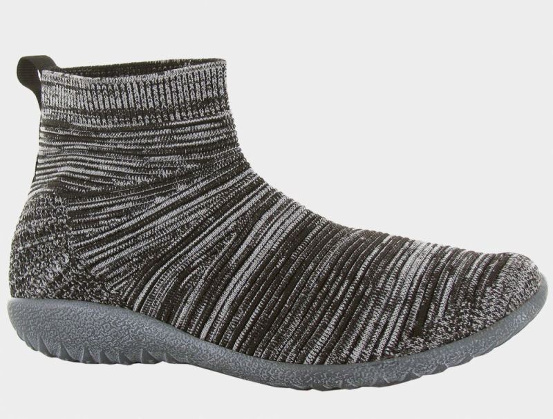 Naot | Koretake-Light Gray / Black Melange Knit - Click Image to Close