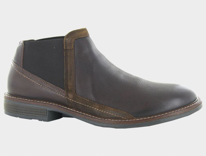 Naot | Business-Soft Brown Lthr / Toffee Brown Lthr / Seal Brown Suede - Click Image to Close