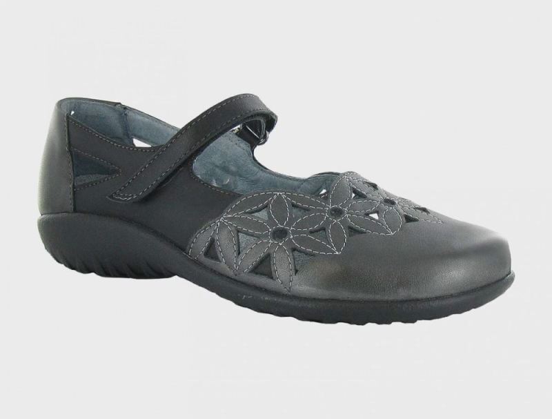 Naot | Toatoa-Jet Black / Metallic Road Lthr