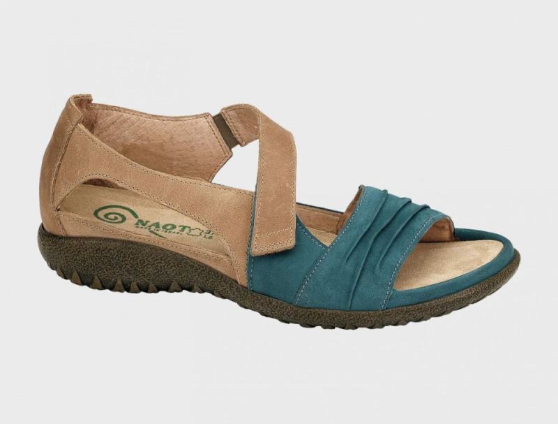 Naot | Papaki-Teal Nubuck / Latte Brown Lthr