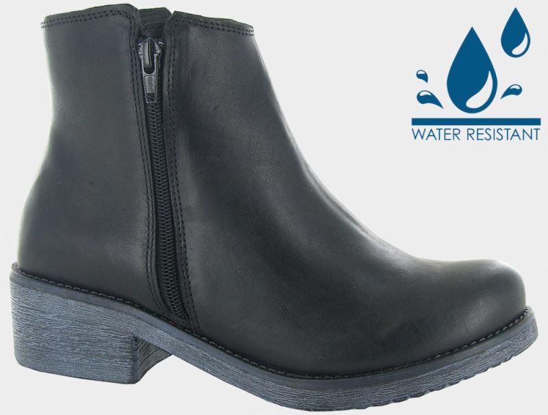 Naot | Wander-Water Resistant Black Leather - Click Image to Close