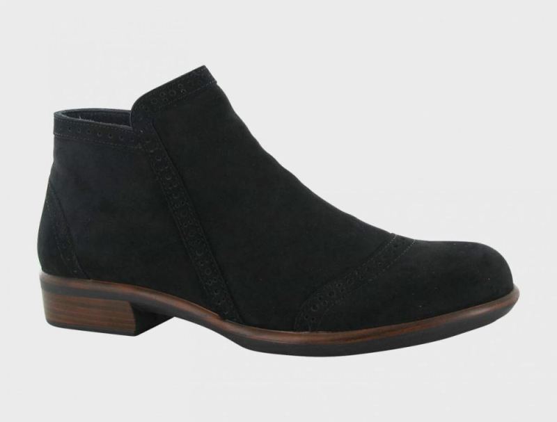 Naot | Nefasi-Black Velvet Nubuck - Click Image to Close