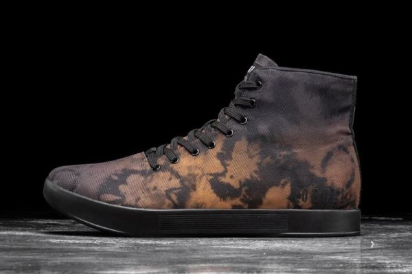 NOBULL MEN'S SHOES HIGH-TOP TOFFEE TIE-DYE CANVAS TRAINER | STYLISH OUTLET