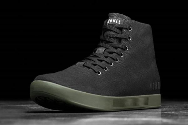 NOBULL WOMEN'S SHOES HIGH-TOP BLACK IVY CANVAS TRAINER | CANADA OUTLET