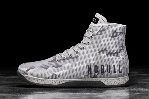 NOBULL MEN'S SHOES HIGH-TOP ARCTIC CAMO TRAINER | STYLISH OUTLET - Click Image to Close