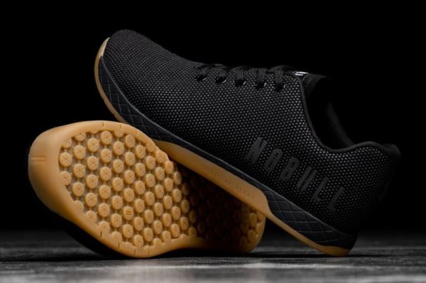 NOBULL MEN'S SHOES BLACK GUM TRAINER | STYLISH OUTLET