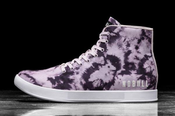 NOBULL WOMEN'S SHOES HIGH-TOP WISTERIA TIE-DYE CANVAS TRAINER | CANADA OUTLET - Click Image to Close