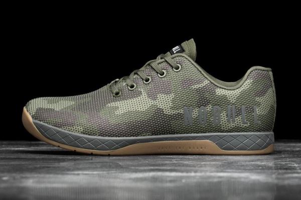 NOBULL MEN'S SHOES FOREST CAMO TRAINER | STYLISH OUTLET - Click Image to Close